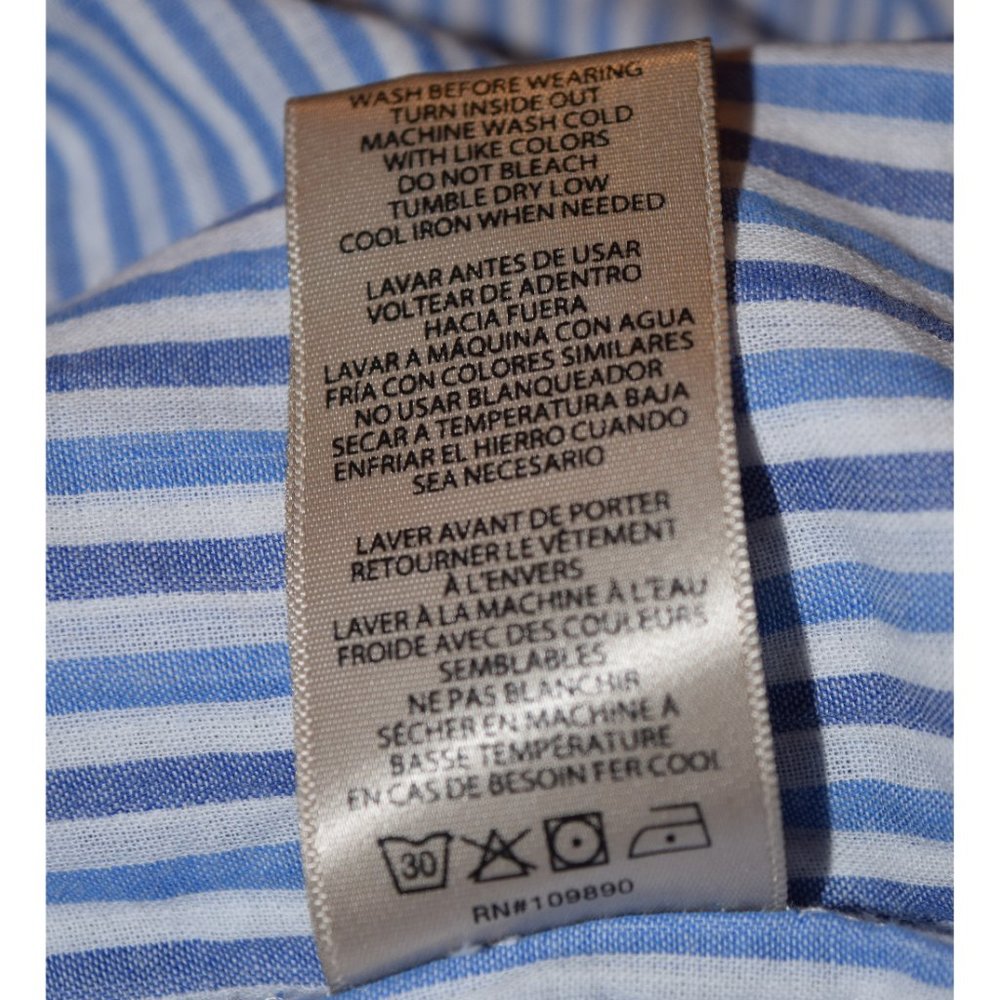 Seven7 Striped Tie Front Blouse size XL - Picture 10 of 10